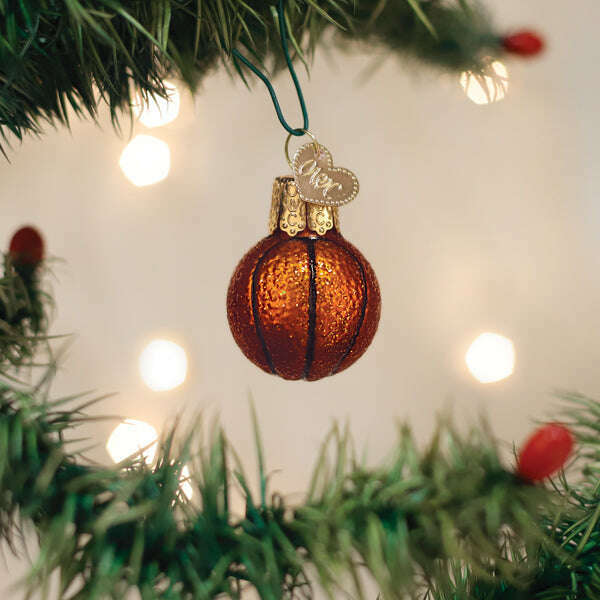 Mini Basketball Ornament