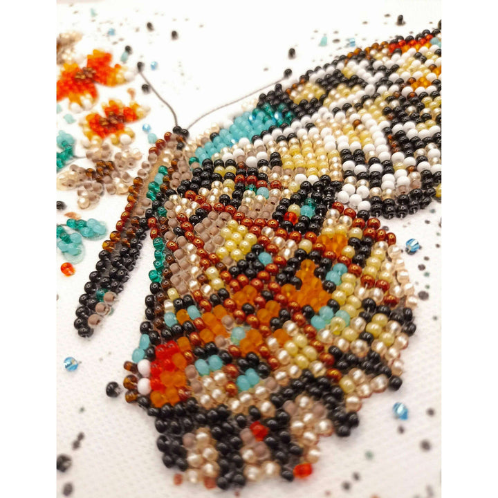 Mini Bead embroidery kit - Tigre wings AM-239