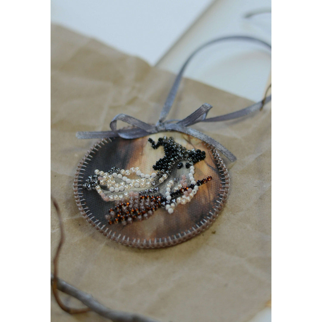 Mini Bead Embroidery Kit Decoration - Boo! ABT-042