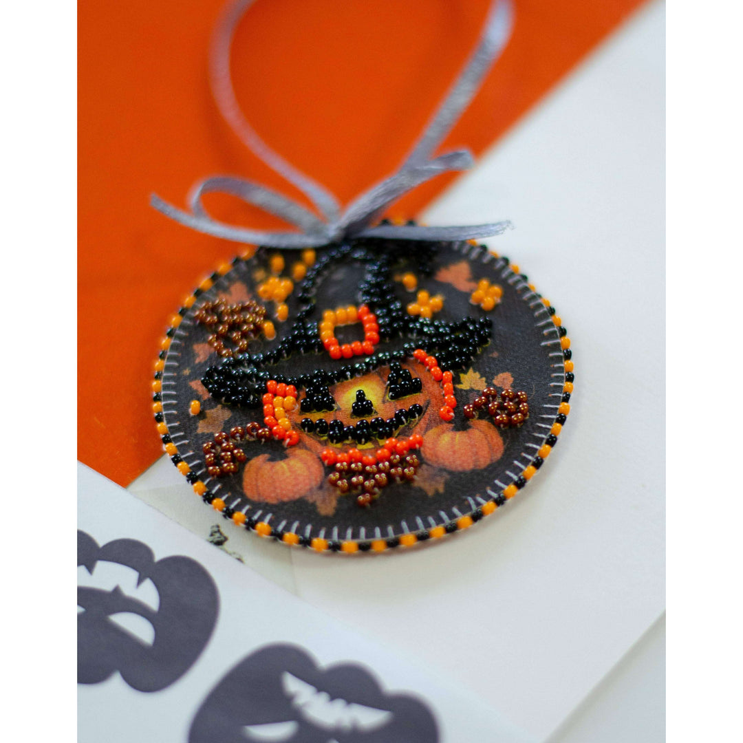 Mini Bead Embroidery Kit Decoration - Festive Halloween ABT-039