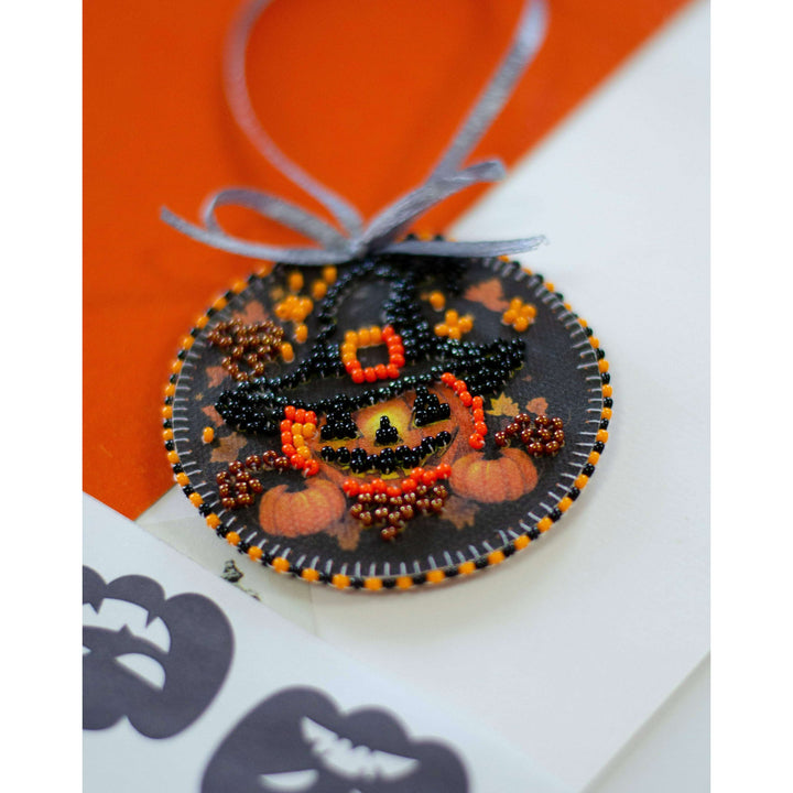 Mini Bead Embroidery Kit Decoration - Festive Halloween ABT-039