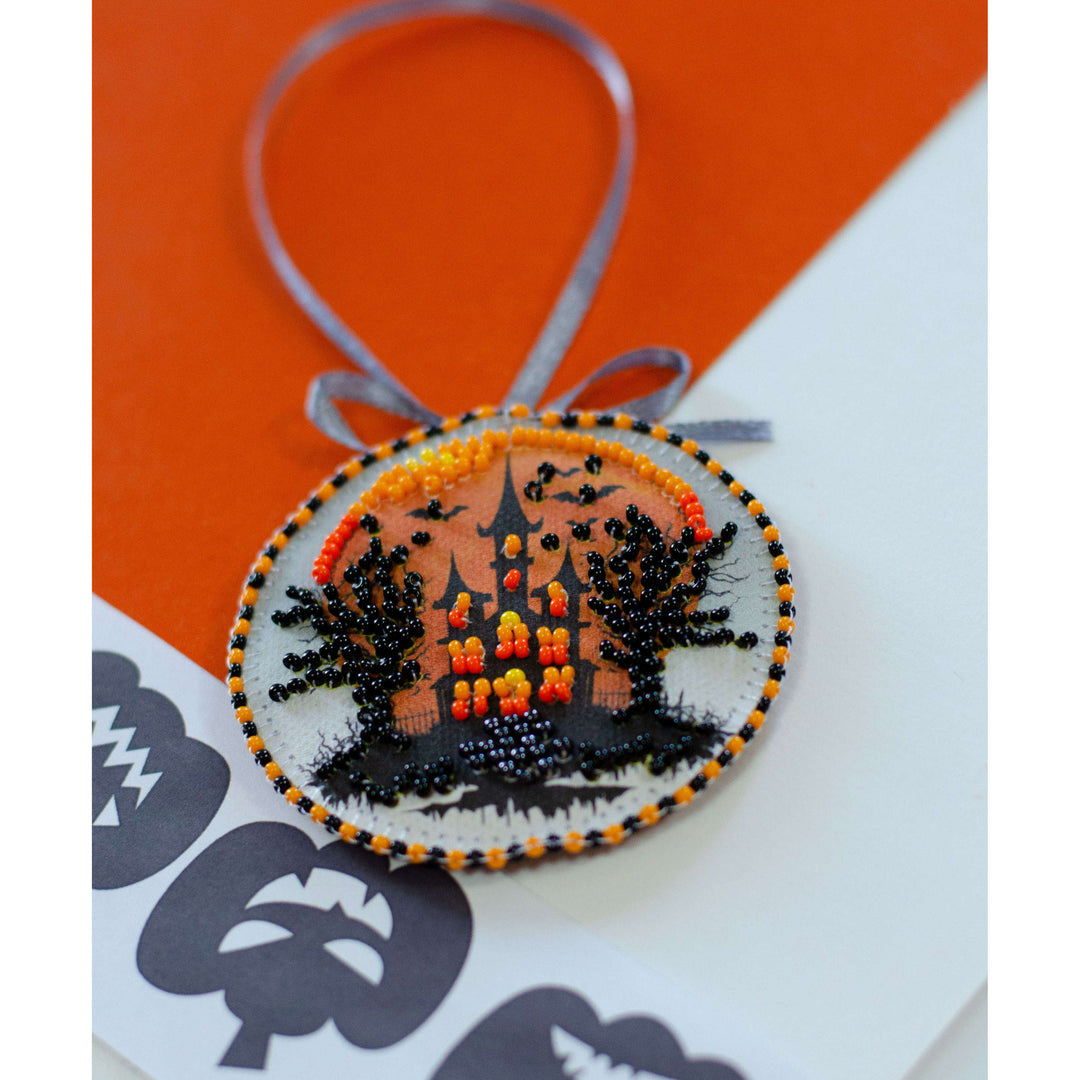 Mini Bead Embroidery Kit Decoration - Festive Halloween ABT-039