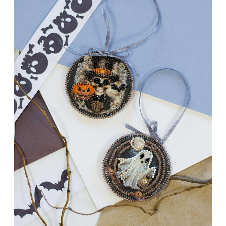 Mini Bead Embroidery Kit Decoration - Midnight Horrors ABT-041