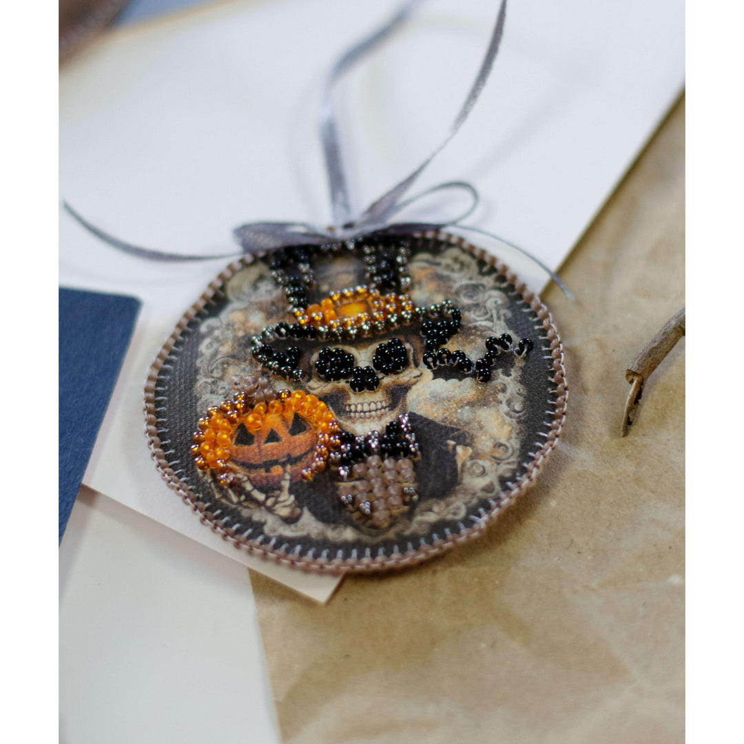 Mini Bead Embroidery Kit Decoration - Midnight Horrors ABT-041