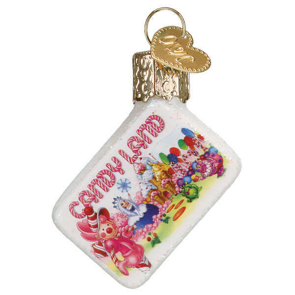 Old World Christmas Mini Candy Land Blown Glass Ornament