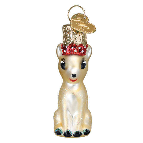 Old World Christmas Mini Clarice Blown Glass Ornament