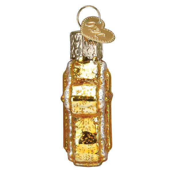 Old World Christmas Mini Cross Blown Glass Ornament