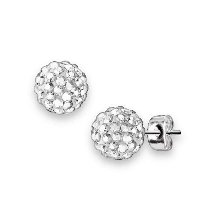Mini Disco Ball Earrings by Lipstick & Chrome – view 3