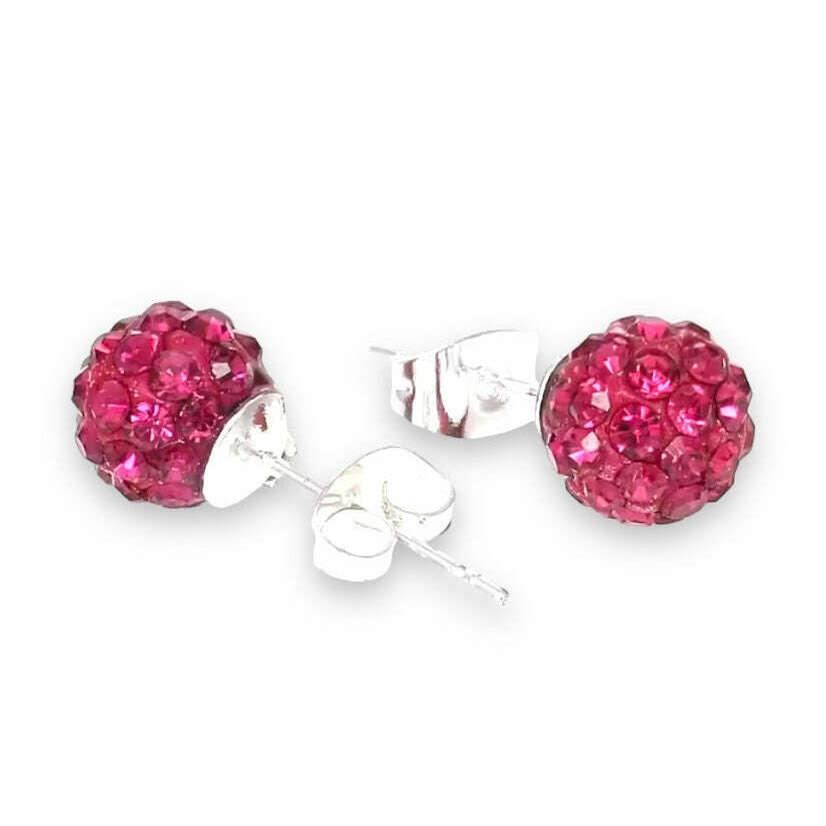 Mini Disco Ball Earrings by Lipstick & Chrome – view 4