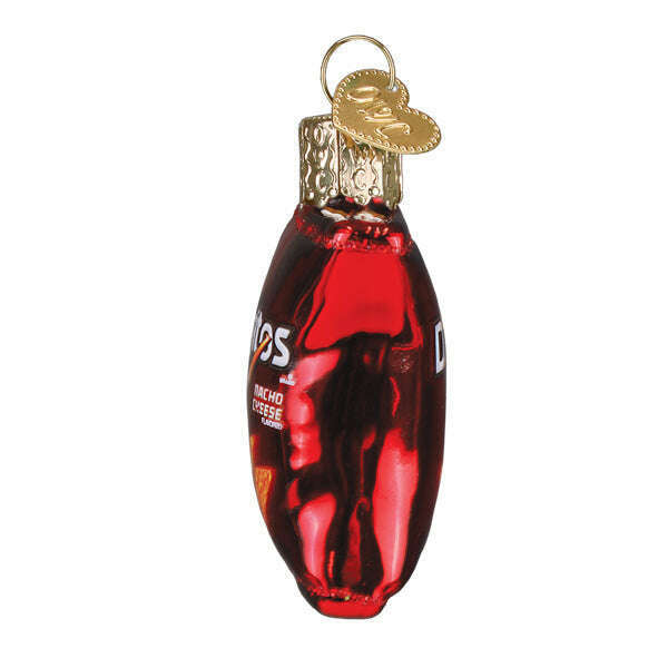 Old World Christmas Mini Doritos Nacho Cheese Blown Glass Ornament