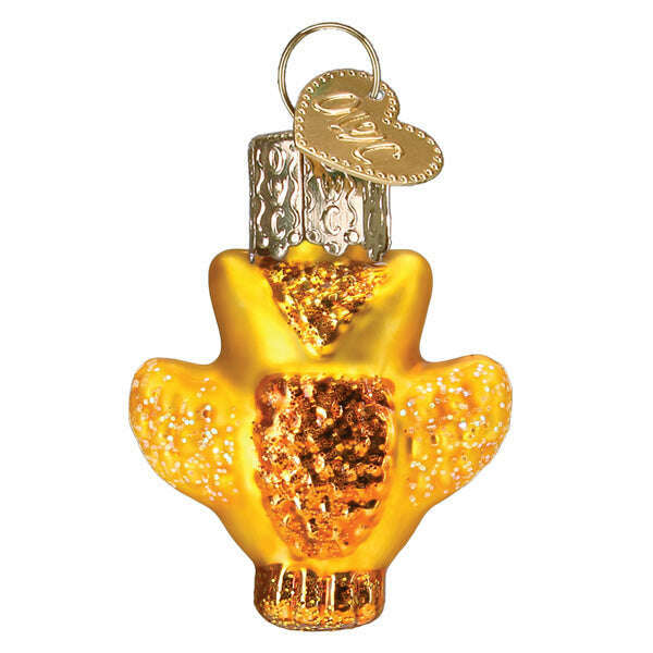Old World Christmas Mini Halloween Owl Blown Glass Ornament