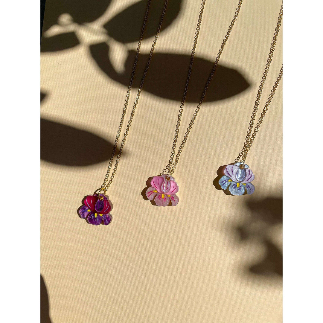 Mini Iris Necklace