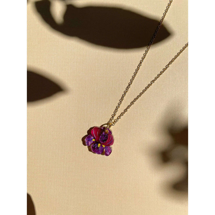 Mini Iris Necklace
