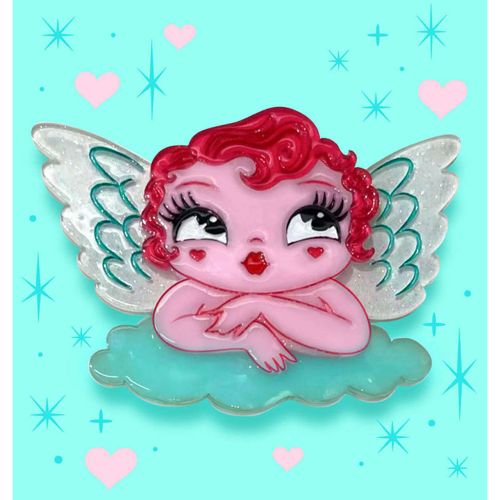 Mini Matchmaker Brooch by Miss Fluff x Lipstick & Chrome – view 3