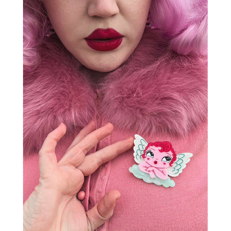 Mini Matchmaker Brooch by Miss Fluff x Lipstick & Chrome – view 5