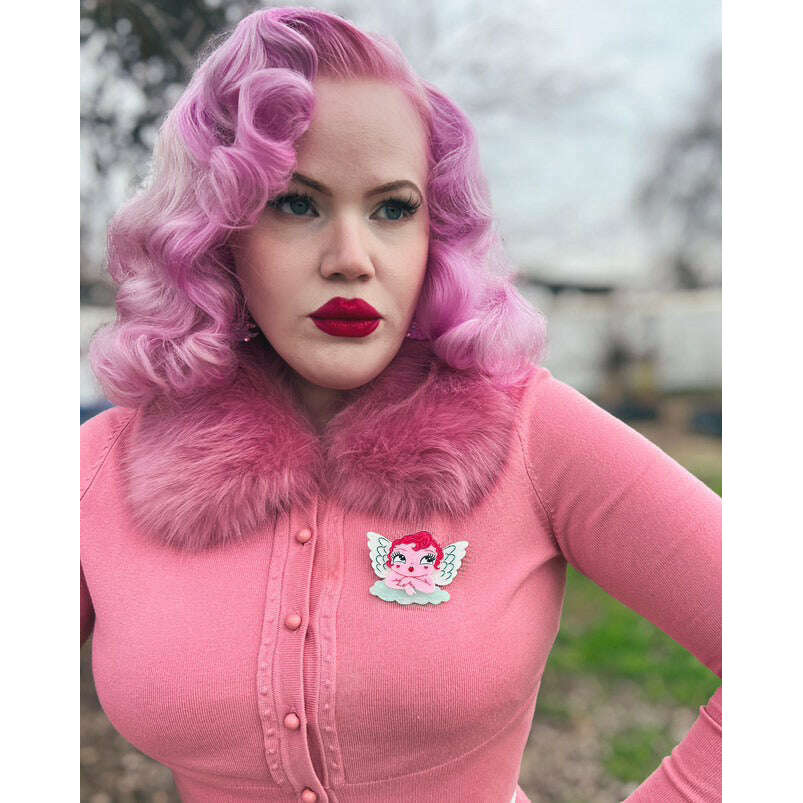 Mini Matchmaker Brooch by Miss Fluff x Lipstick & Chrome – view 6