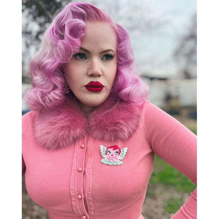 Mini Matchmaker Brooch by Miss Fluff x Lipstick & Chrome – view 6