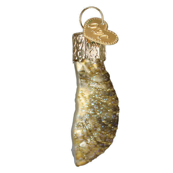Old World Christmas Mini Oyster With Pearl Blown Glass Ornament