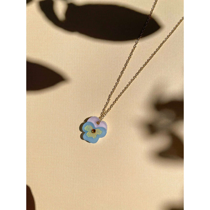 Mini Pansy Necklace