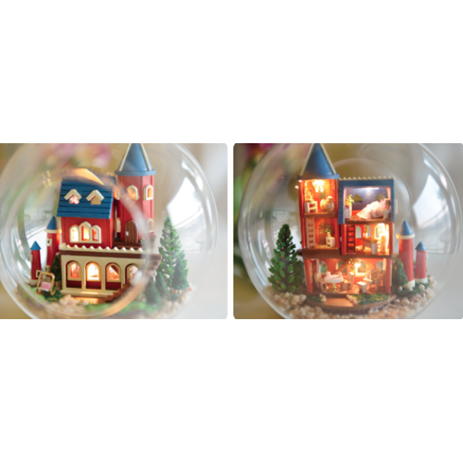 Miniature Wizardi Roombox Kit - Alice Wonderland Dollhouse Kit