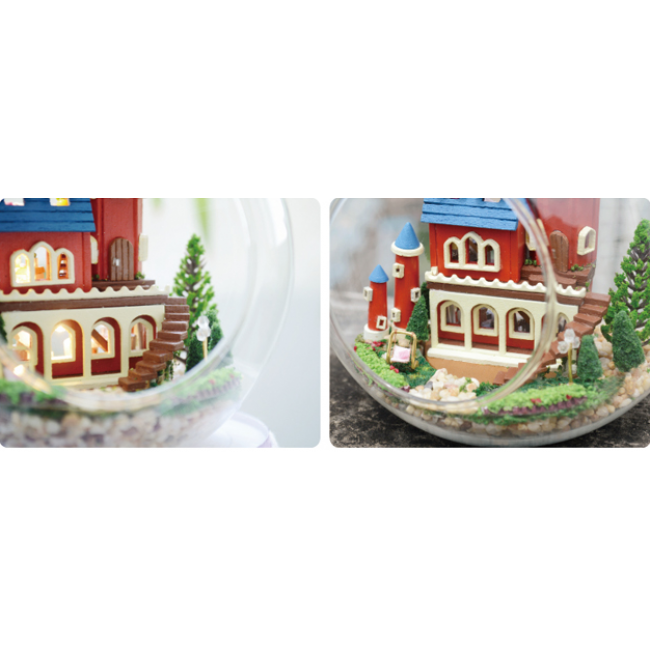 Miniature Wizardi Roombox Kit - Alice Wonderland Dollhouse Kit