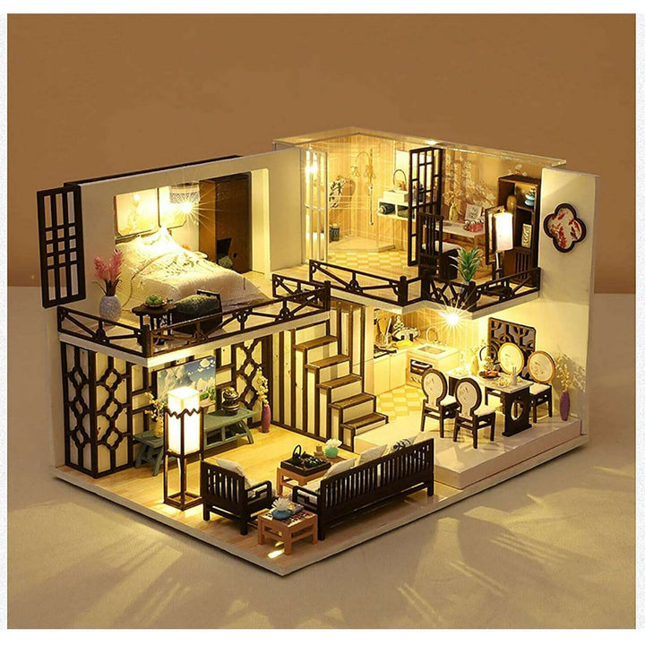 Miniature Wizardi Roombox Kit - British Style Dollhouse Kit