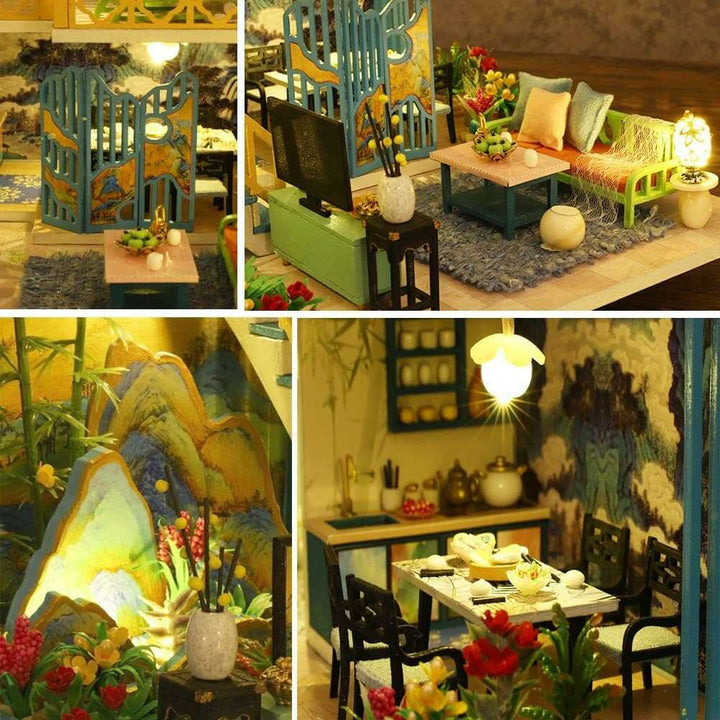 Miniature Wizardi Roombox Kit - Japanese Decoration Dollhouse Kit