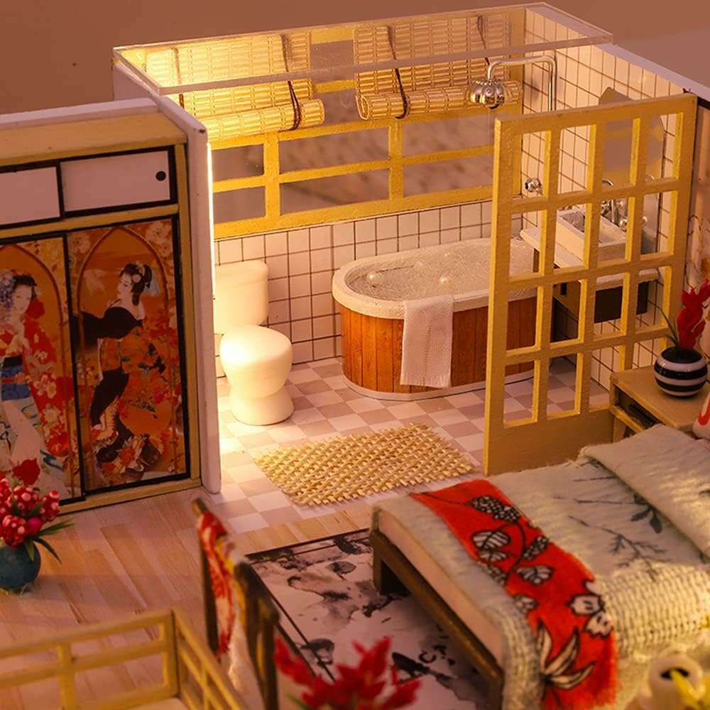 Miniature Wizardi Roombox Kit - Japanese Flat Dollhouse Kit