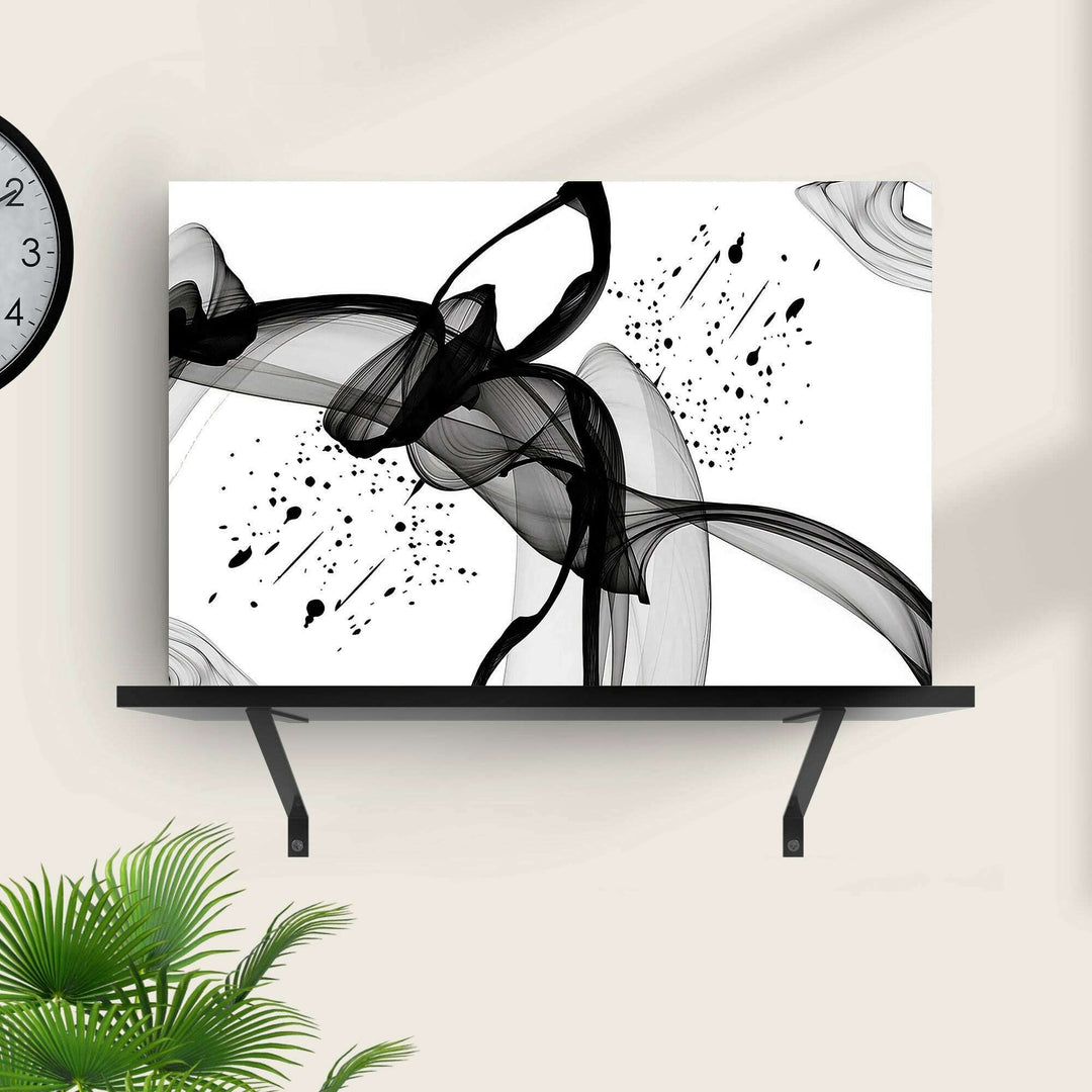 Minimalist Black Abstract Canvas Wall Art