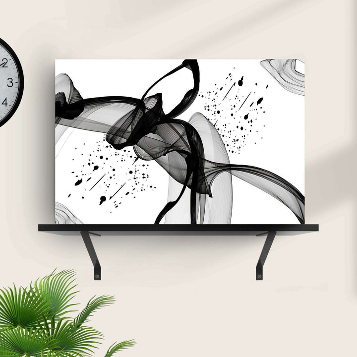 Minimalist Black Abstract Canvas Wall Art