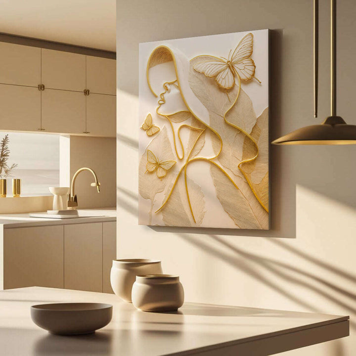 Minimalist Woman Line Wall Art