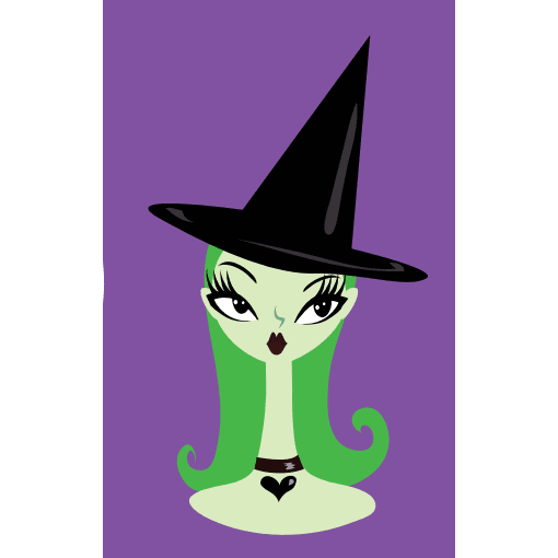 Hex Appeal Spooky Doll Brooch by Miss Fluff x Lipstick & Chrome – view 2