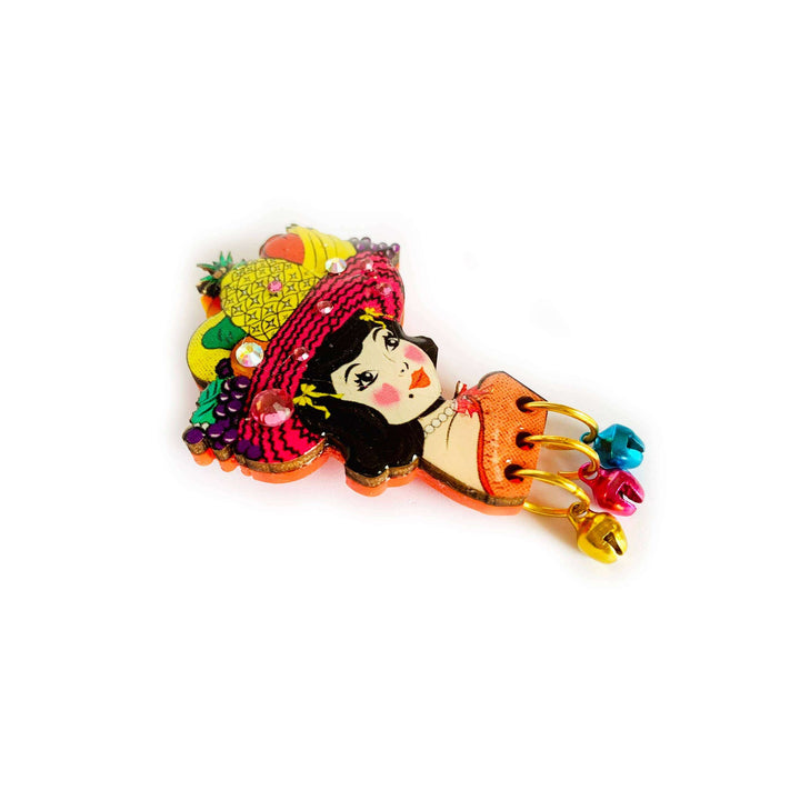 Miss Tutty Fruity Brooch by Rosie Rose Parker