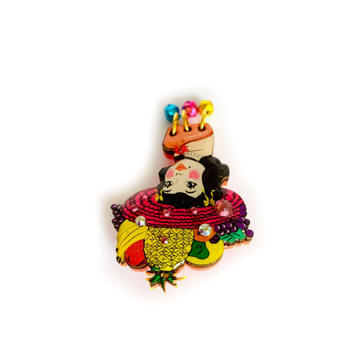 Miss Tutty Fruity Brooch by Rosie Rose Parker