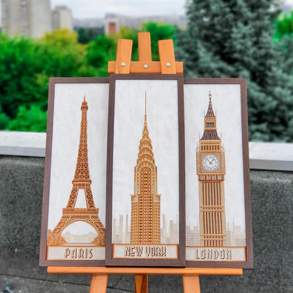 Mixed technique stitch kit M-190C "New York"