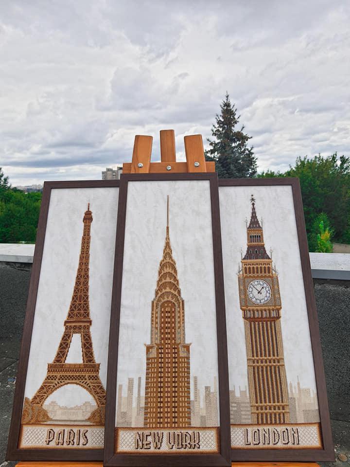 Mixed technique stitch kit M-190C "New York"