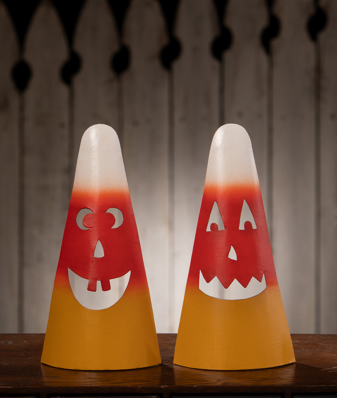 Tin Happy Candy Corn by Bethany Lowe Designs, image 3