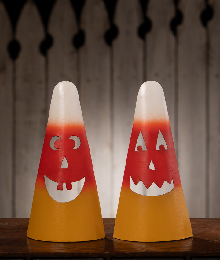 Tin Happy Candy Corn by Bethany Lowe Designs, image 3