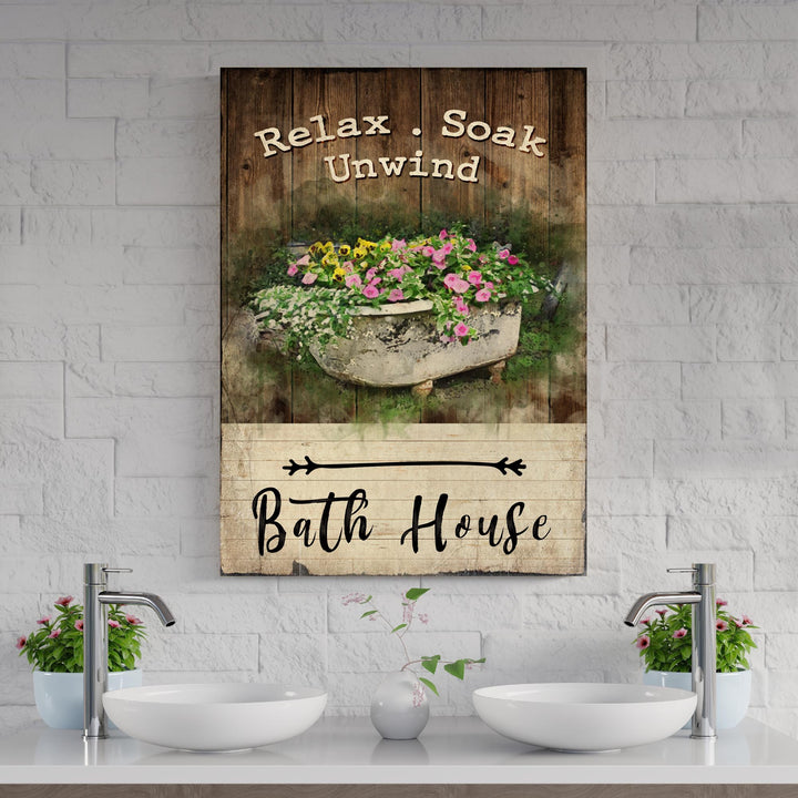 Relax Soak Unwind Sign VII