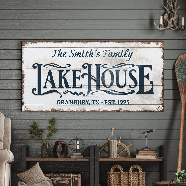 Lake House Sign VII