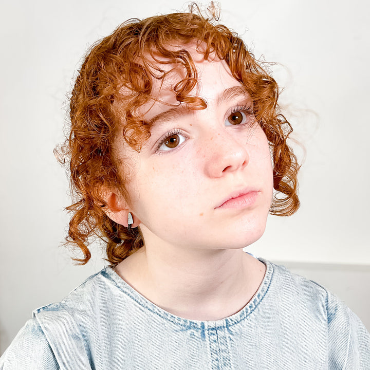 Teeny Tiny 1/2" Chef's Knife Earrings in Silver