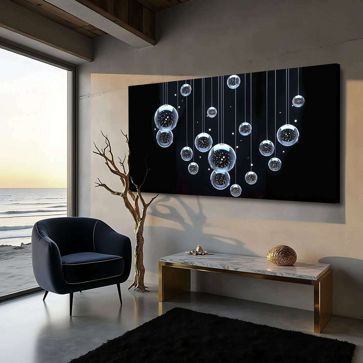 Modern Abstract Bubbles Wall Art