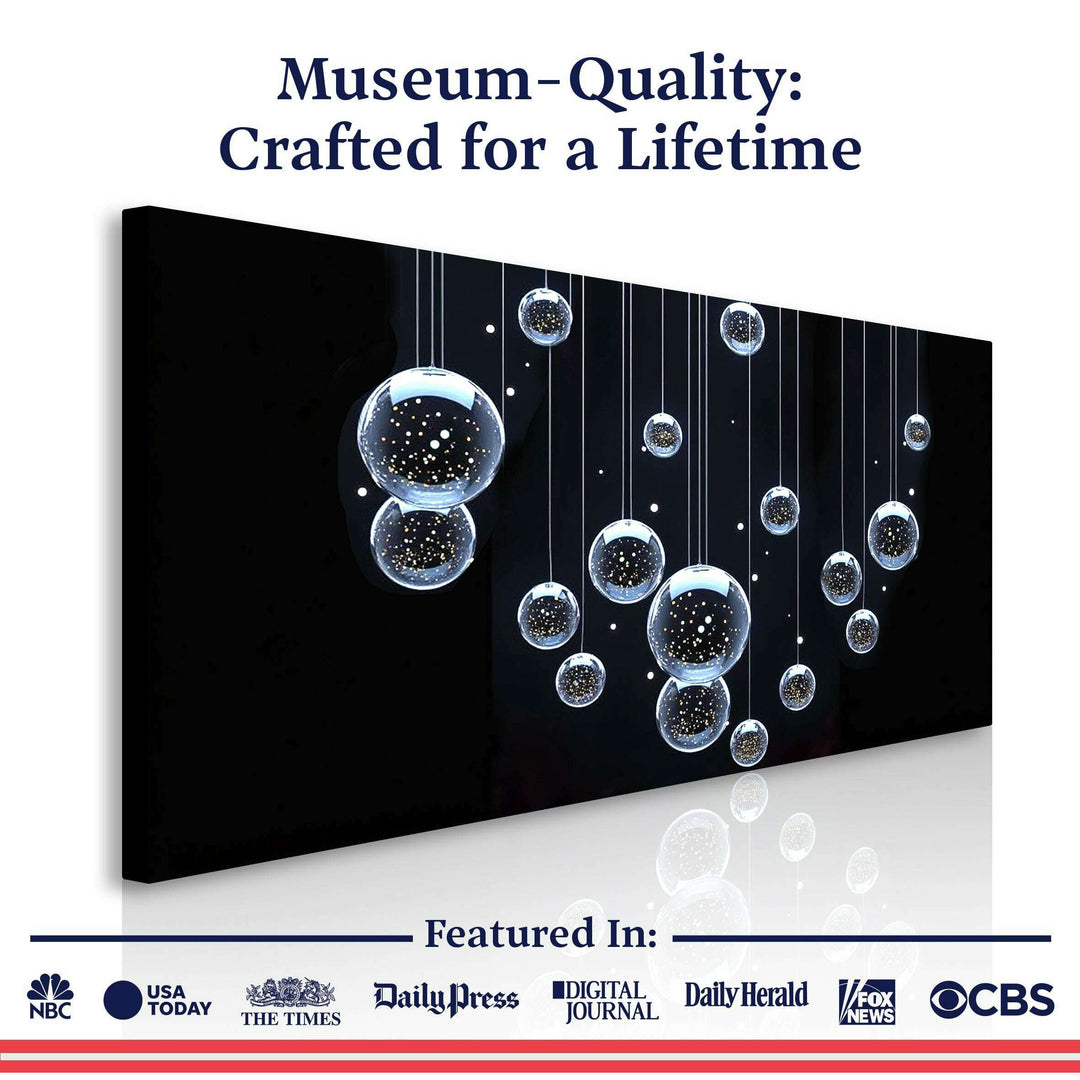 Modern Abstract Bubbles Wall Art