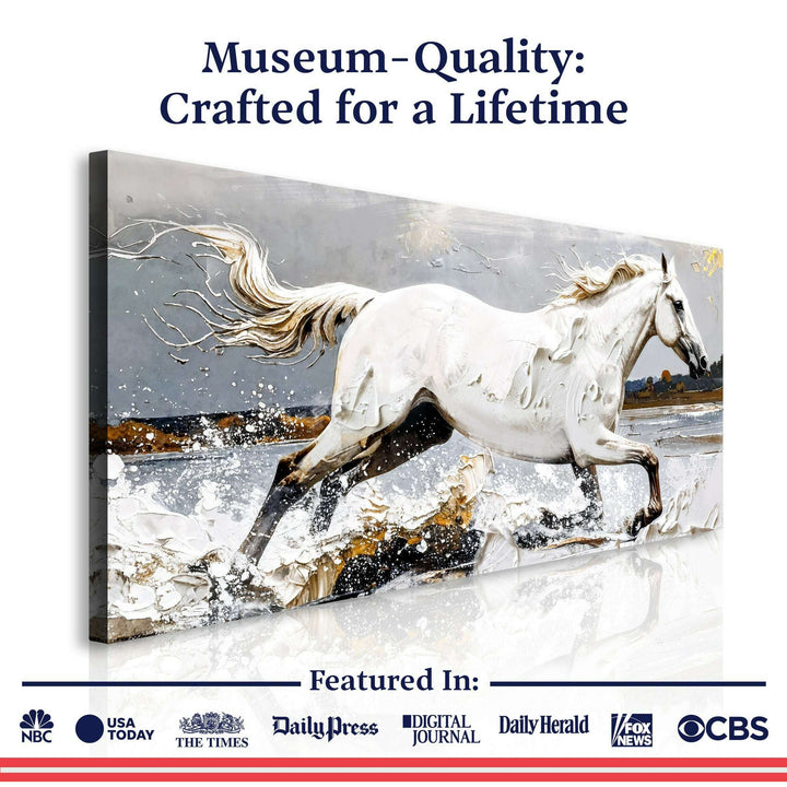 Modern Abstract Horse Wall Art