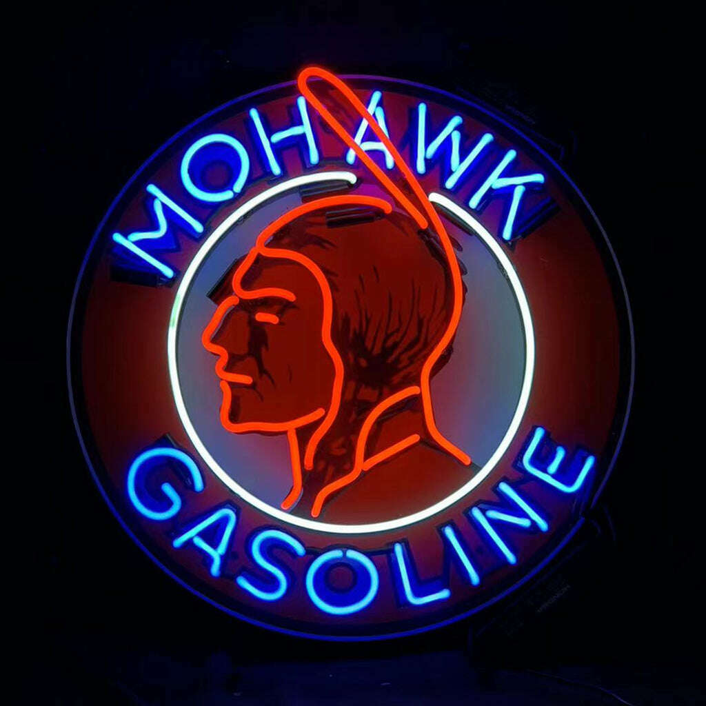 Mohawkk Gasoline Neon Signs Light