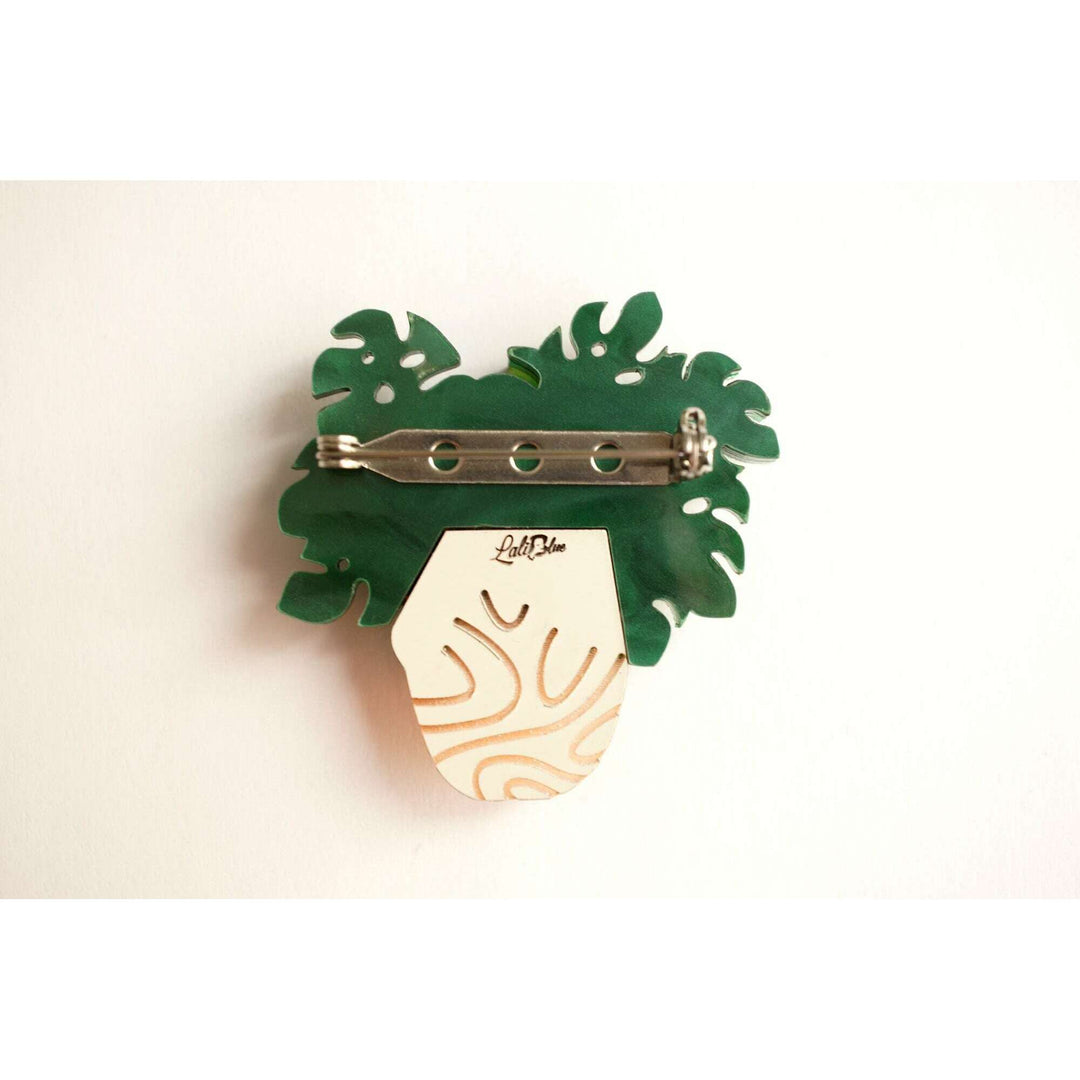 Monstera Brooch by Laliblue – view 5