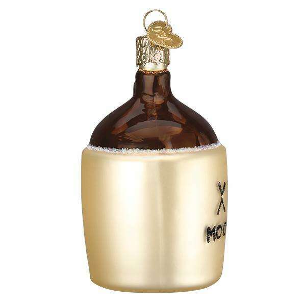 Old World Christmas Moonshine Blown Glass Ornament