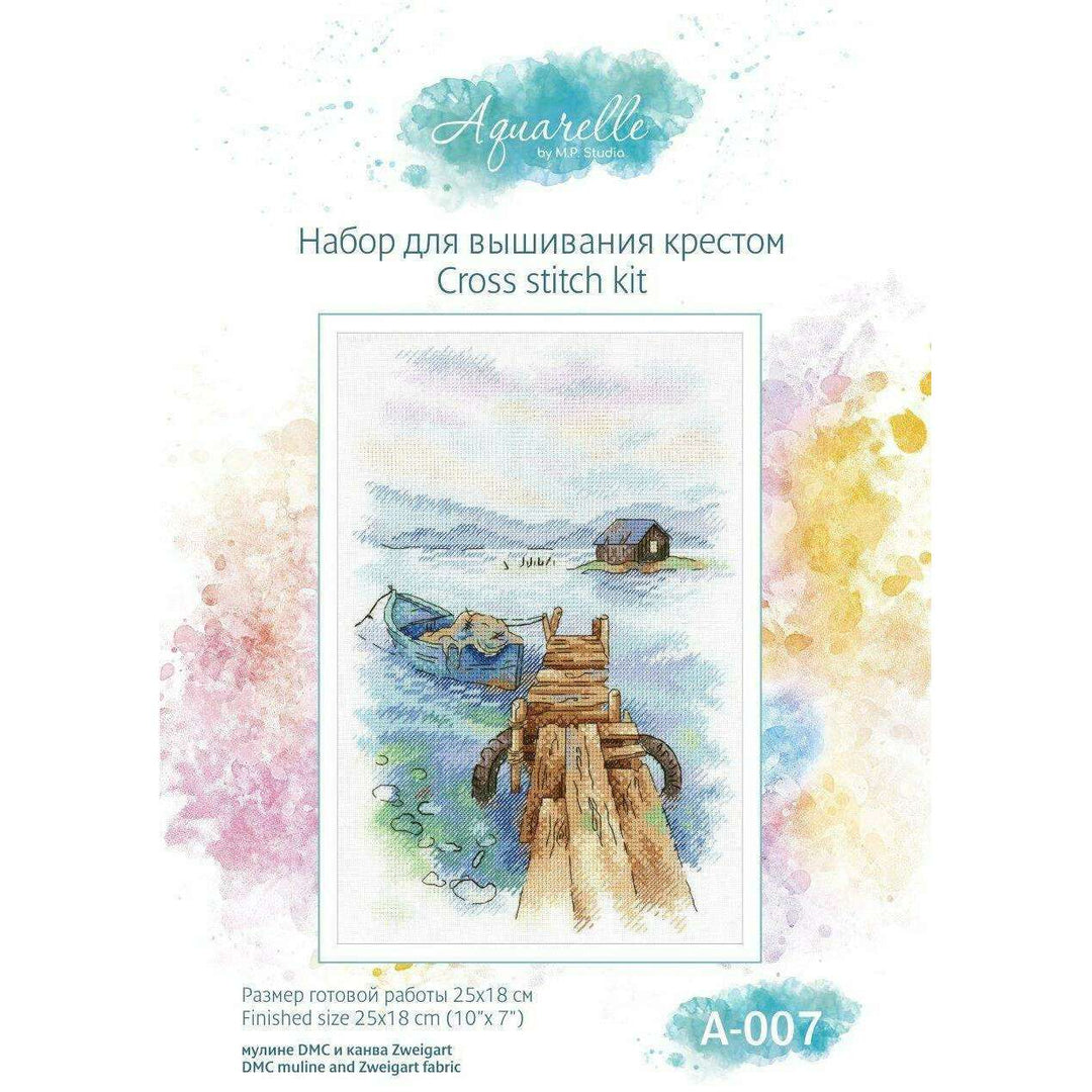 Morning at the Pier Cross Stitch Kit A-007 / SA-007