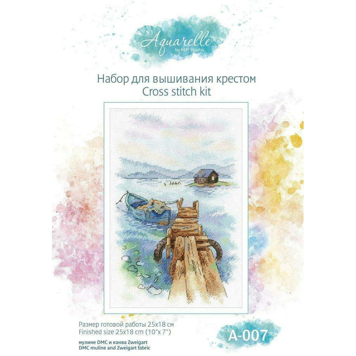 Morning at the Pier Cross Stitch Kit A-007 / SA-007
