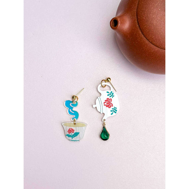 Morning Tea Mismatch Earrings